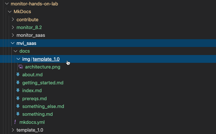 Rename template folder